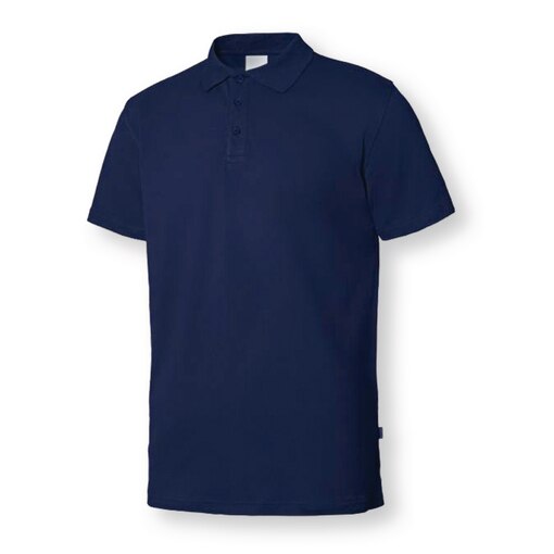 Polo basic azul S